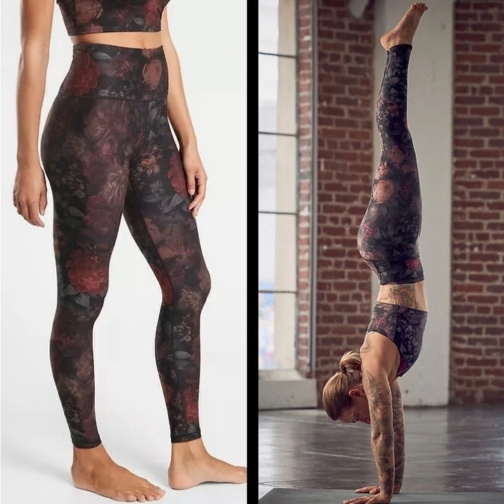 LIKE NEW! ATHLETA Elation Printed Tight, ST